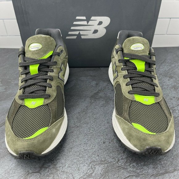 Mens New Balance Running Shoes Size 11 ML2002RG Camo Green Olive Classics NWB - Picture 9 of 12